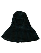 Dolce & Gabbana Black Weasel Fur Whole Head Wrap Hat - Zeiniez