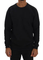 Daniele Alessandrini Blue Crewneck Cotton Sweater - Zeiniez