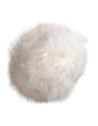 Dolce & Gabbana White Acrylic Fur Womens Bucket Hat - Zeiniez