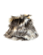 Dolce & Gabbana Multicolor Acrylic Fur Women Bucket Hat - Zeiniez