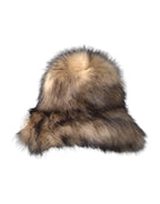 Dolce & Gabbana Brown Faux Fur Modacrylic Fedora Hat - Zeiniez