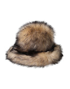 Dolce & Gabbana Brown Faux Fur Modacrylic Fedora Hat - Zeiniez