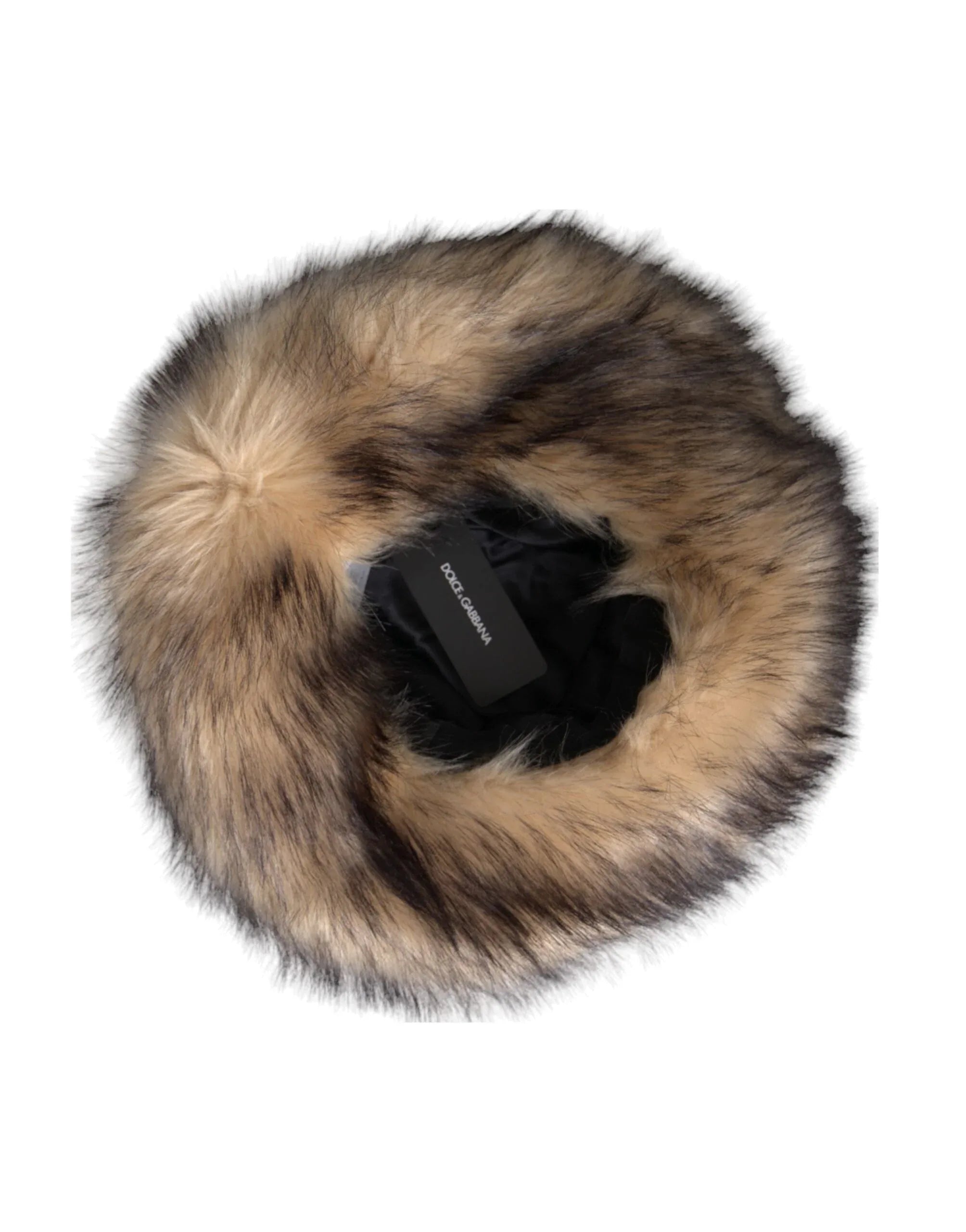 Dolce & Gabbana Brown Faux Fur Modacrylic Fedora Hat - Zeiniez