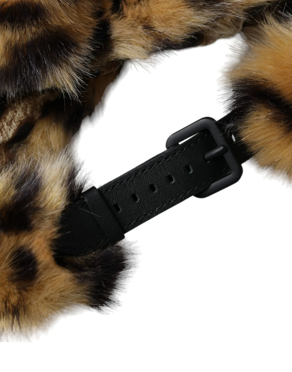 Dolce & Gabbana Brown Leopard Fur Women Bucket Hat - Zeiniez