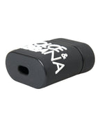 Dolce & Gabbana Black White Silicone Embossed Logo Airpods Case - Zeiniez