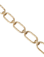 Dolce & Gabbana Gold Tone Brass Large Link Chain Jewelry Necklace - Zeiniez