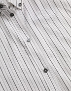 Dolce & Gabbana Black White Striped Formal Dress GOLD Shirt - Zeiniez