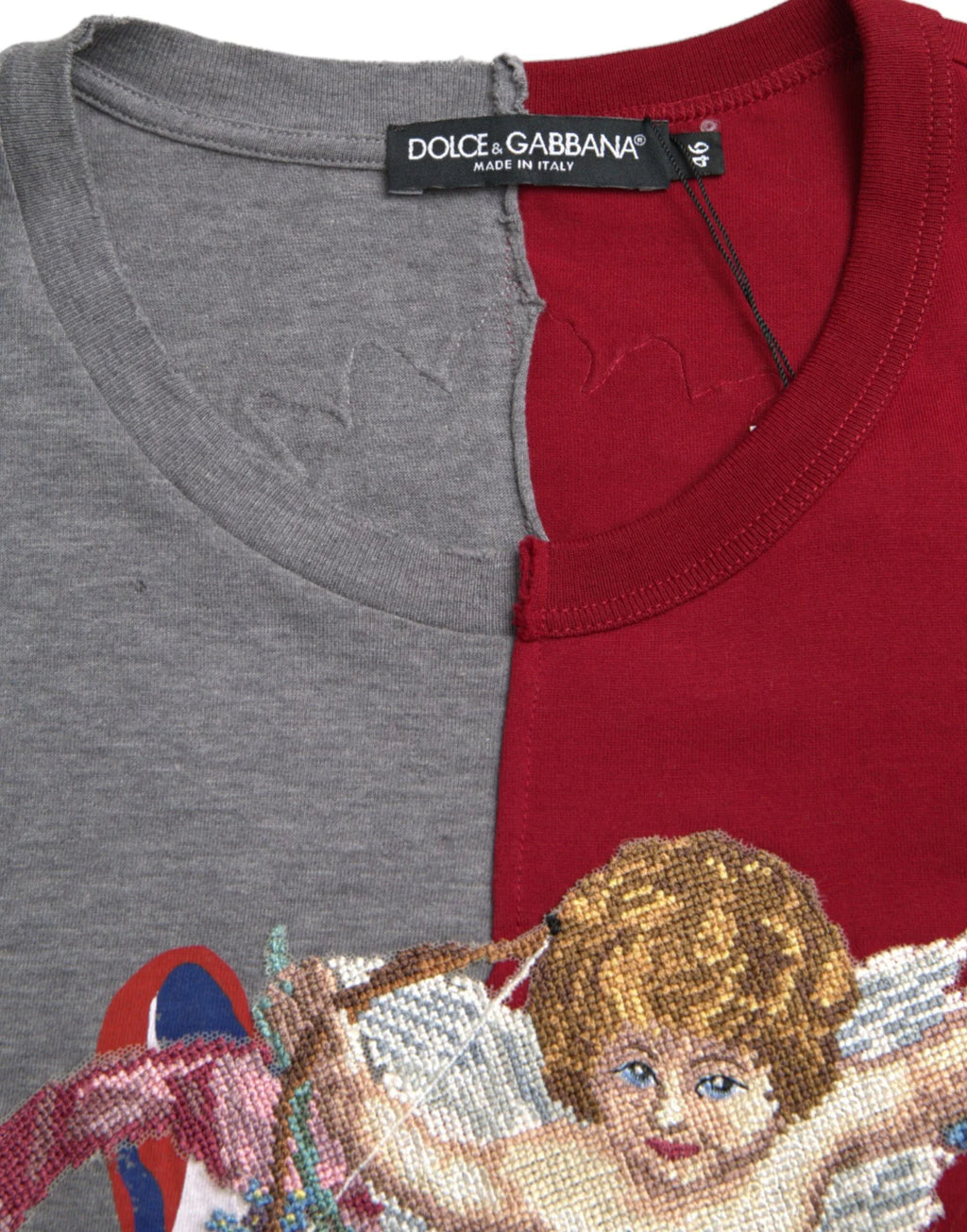 Dolce & Gabbana Multicolor Graphic Short Sleeve T-shirt - Zeiniez