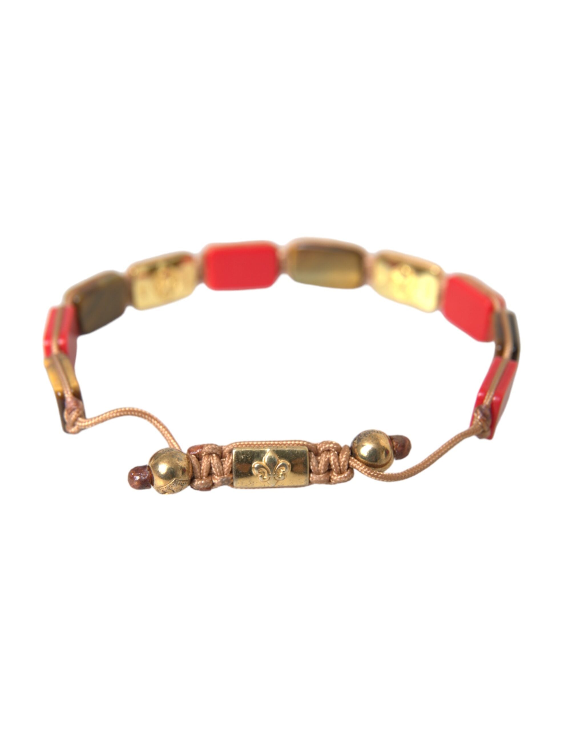 Nialaya CZ Tiger Eye Red Coral 925 Silver Men Bracelet - Zeiniez
