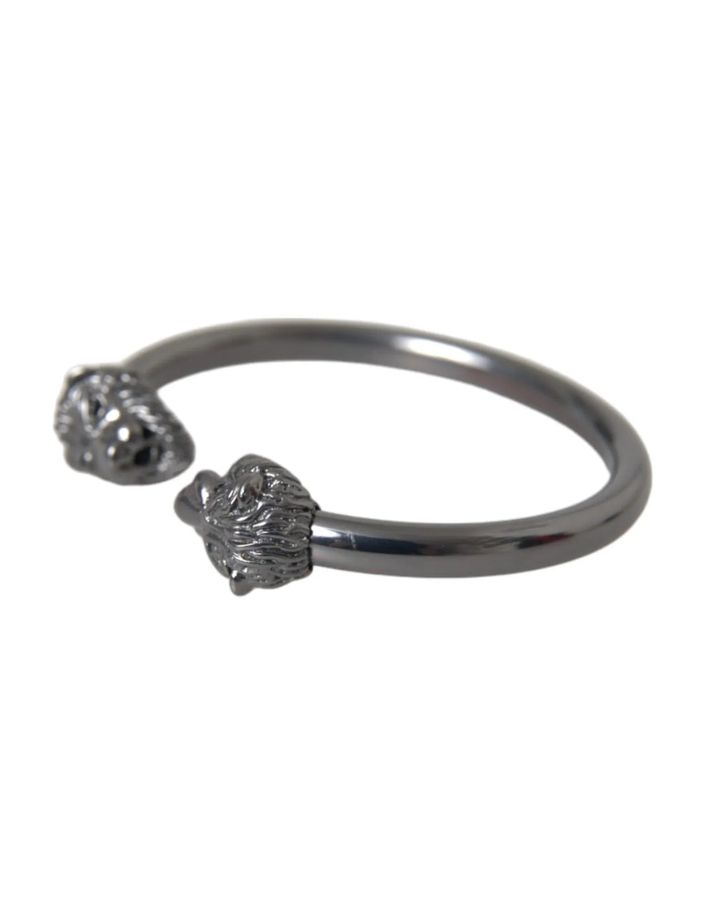 Nialaya Black Rhodium Lion Bangle Bracelet Women - Zeiniez
