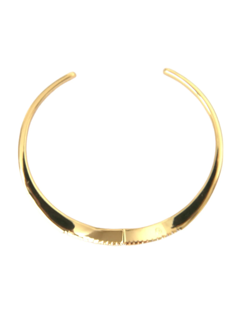 Nialaya Arched Wing Cuff Skyfall Gold CZ 925 Bracelet - Zeiniez