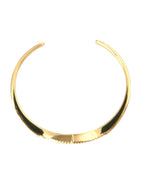 Nialaya Arched Wing Cuff Skyfall Gold CZ 925 Bracelet - Zeiniez