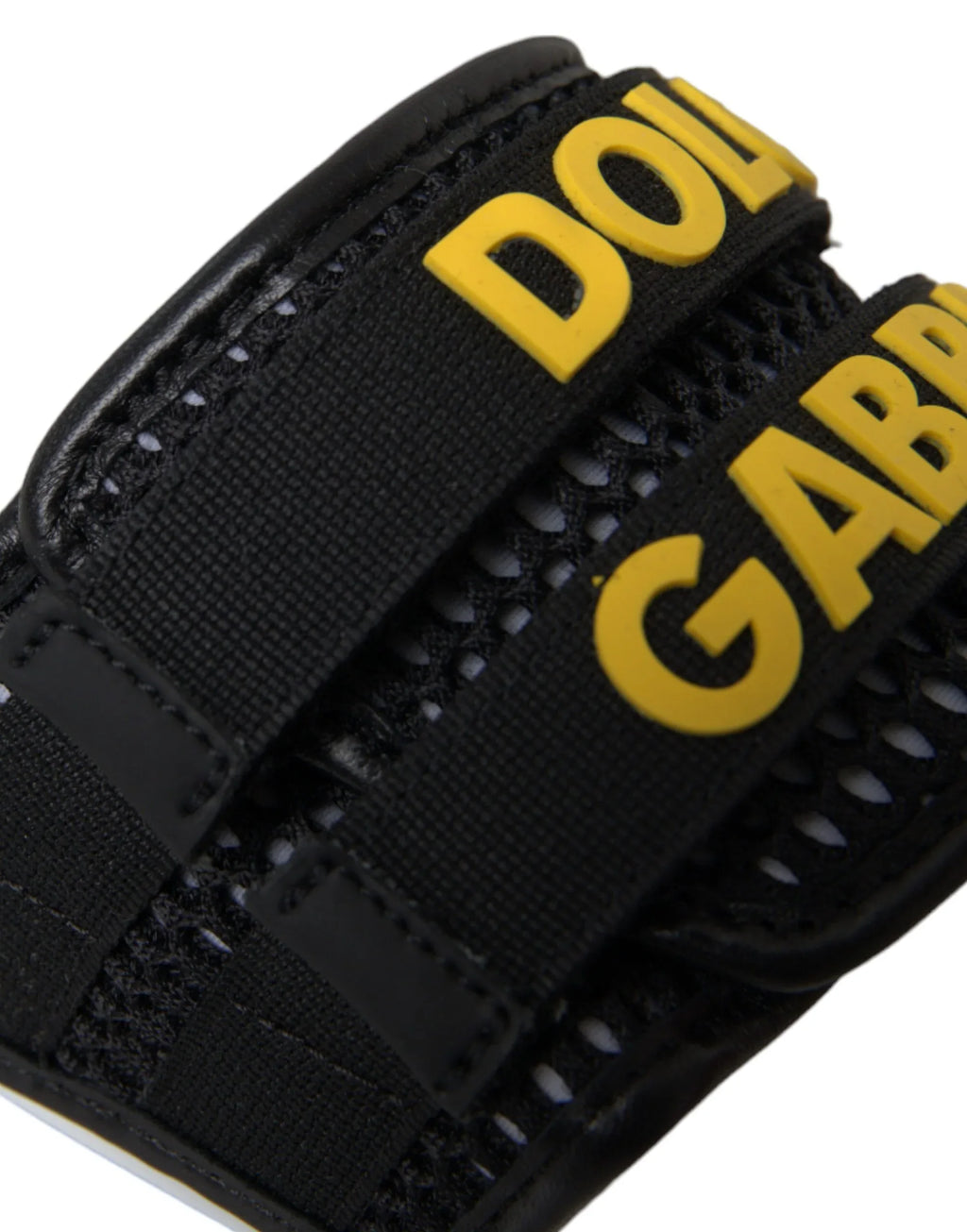 Dolce & Gabbana White Black Logo Beachwear Flats Sandals Shoes - Zeiniez