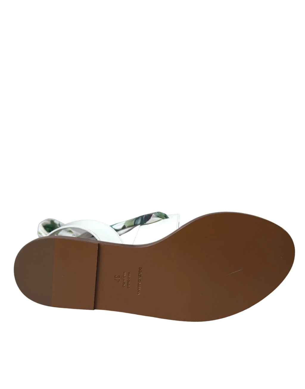 Dolce & Gabbana Multicolor Floral Print Ankle Wrap Sandals Shoes - Zeiniez