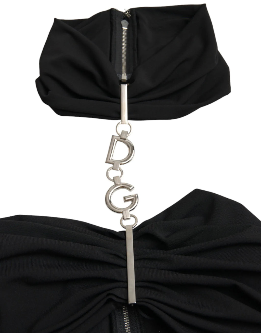 Dolce & Gabbana Black Cut Out Sleeveless Bodycon Mini Dress - Zeiniez