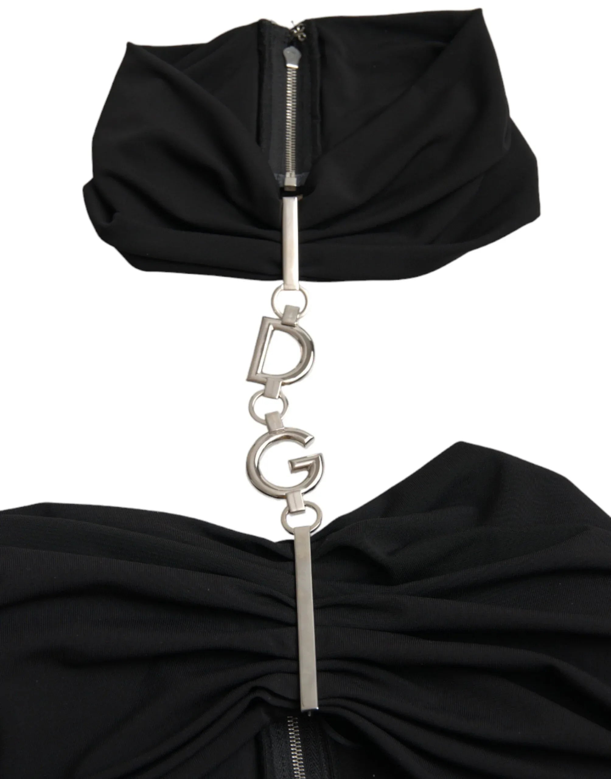 Dolce & Gabbana Black Cut Out Sleeveless Bodycon Mini Dress - Zeiniez