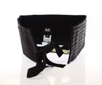 Dolce & Gabbana Black Silk Womens Waist Cummerbund - Zeiniez