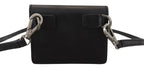 Dolce & Gabbana Black Leather Bifold Shoulder Sling Women Wallet - Zeiniez