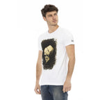 Trussardi Action White Cotton Men's T-Shirt - Zeiniez