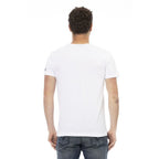 Trussardi Action White Cotton Men T-Shirt - Zeiniez
