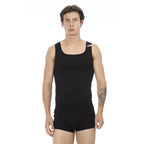 Bikkembergs Black Cotton Men's Tank Top - Zeiniez