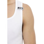Bikkembergs White Cotton Mens Tank Top - Zeiniez