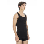 Bikkembergs Black Cotton Men's Tank Top - Zeiniez