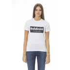 Baldinini Trend White Cotton Women T-Shirt - Zeiniez