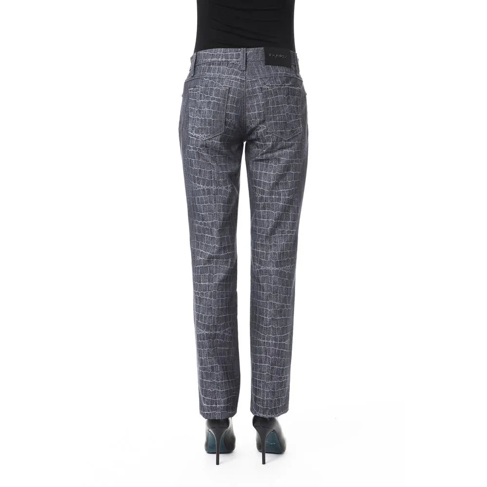 BYBLOS Black Viscose Women Pants - Zeiniez