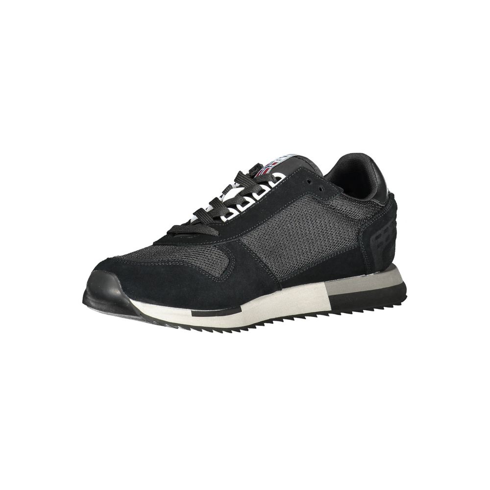 Napapijri Black Leather Men Sneaker - Zeiniez
