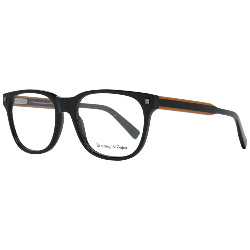 Ermenegildo Zegna Black Plastic Glasses (Frames) - Zeiniez