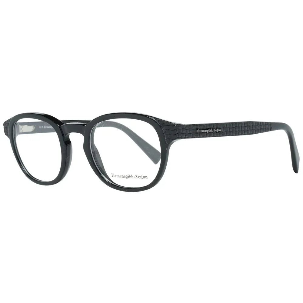 Ermenegildo Zegna Black Plastic Glasses (Frames) - Zeiniez