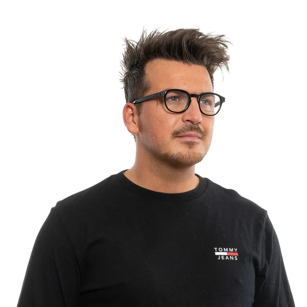 Ermenegildo Zegna Black Plastic Glasses (Frames) - Zeiniez