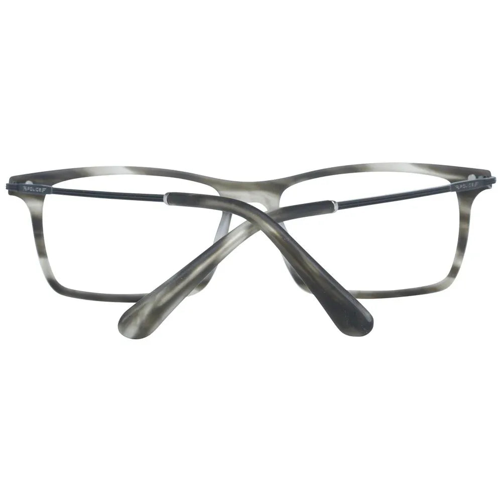 Police Gray Metal & Plastic Glasses (Frames) - Zeiniez