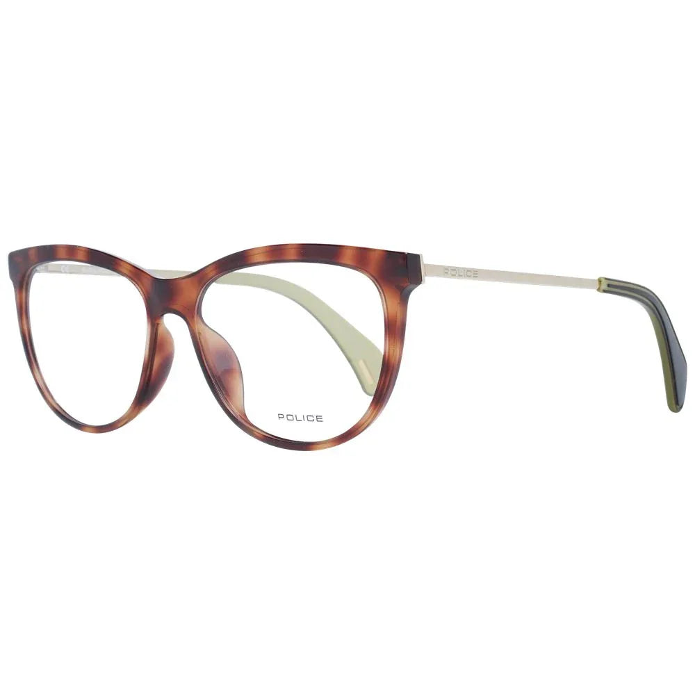 Police Brown Metal & Plastic Glasses (Frames) - Zeiniez