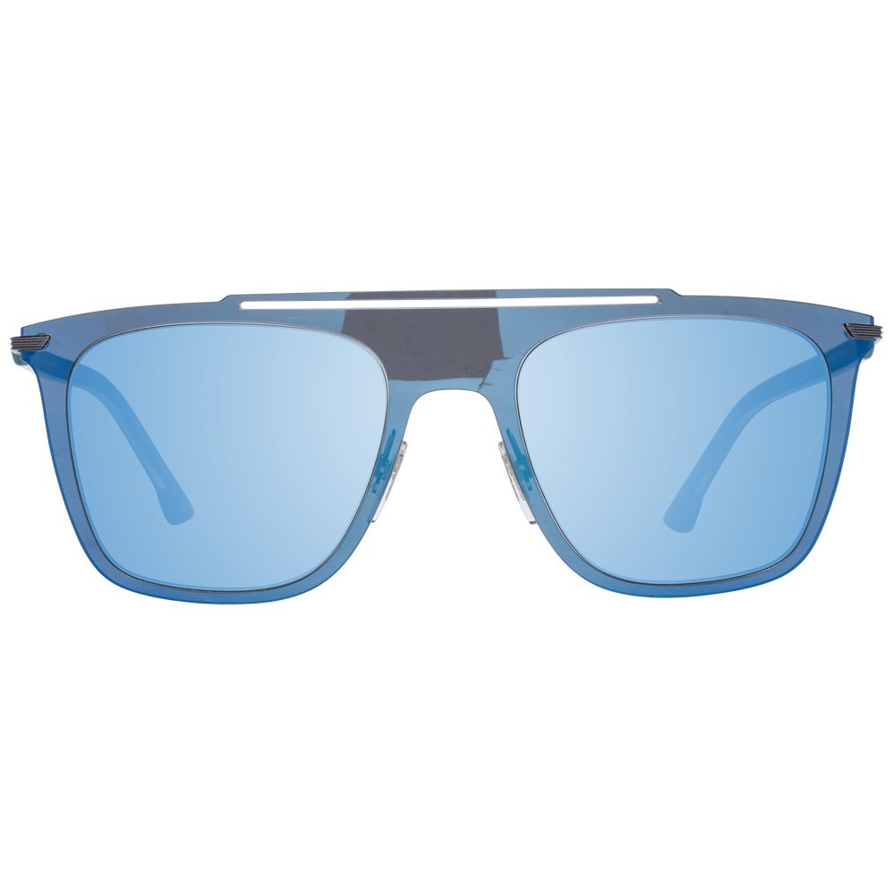 Police Blue Metal & Plastic Sunglasses - Zeiniez