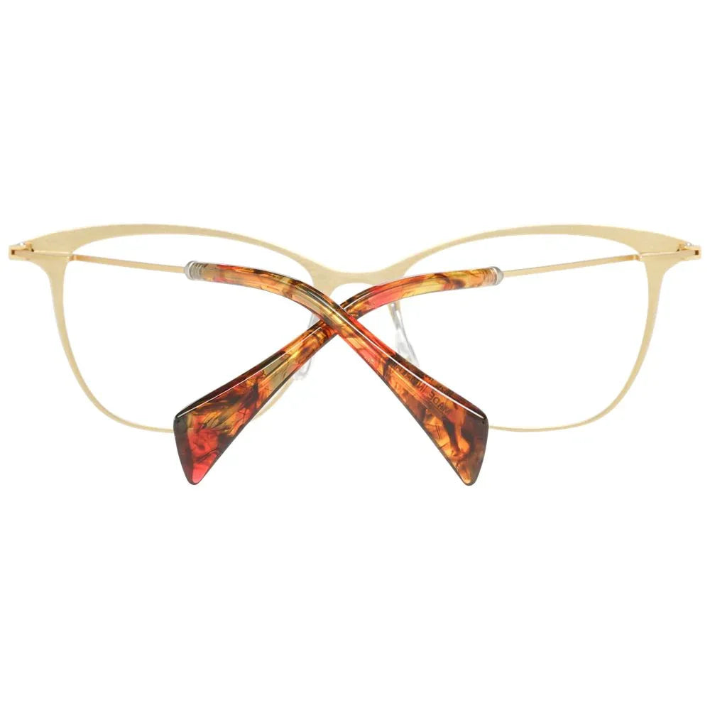 Yohji Yamamoto Gold Metal Glasses (Frames) - Zeiniez