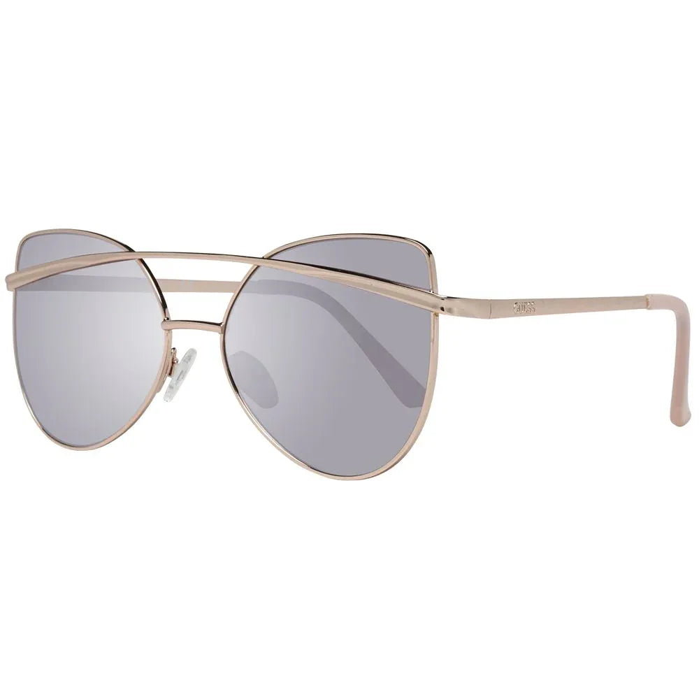 Guess Rose Gold Metal Sunglasses - Zeiniez
