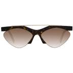 Emilio Pucci Brown Metal & Plastic Sunglasses