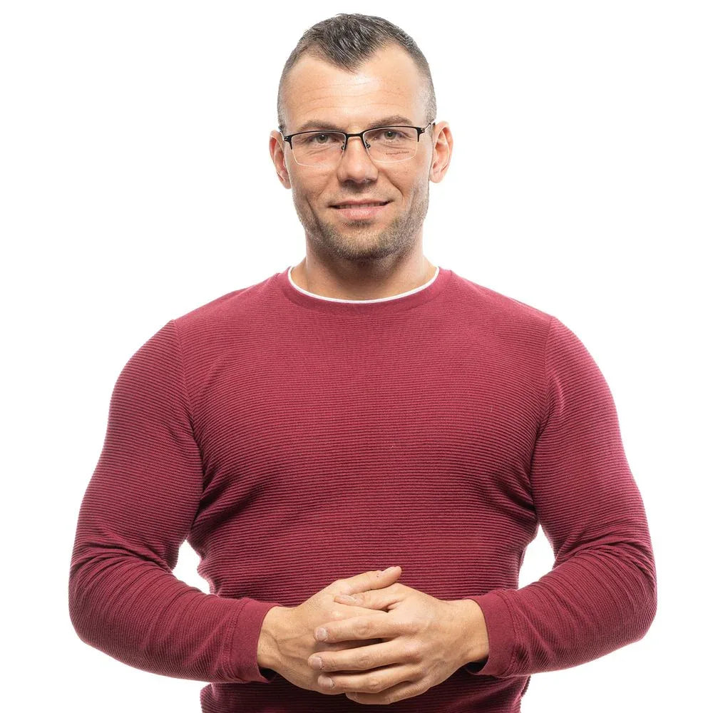 Ermenegildo Zegna Black Metal Glasses (Frames) - Zeiniez