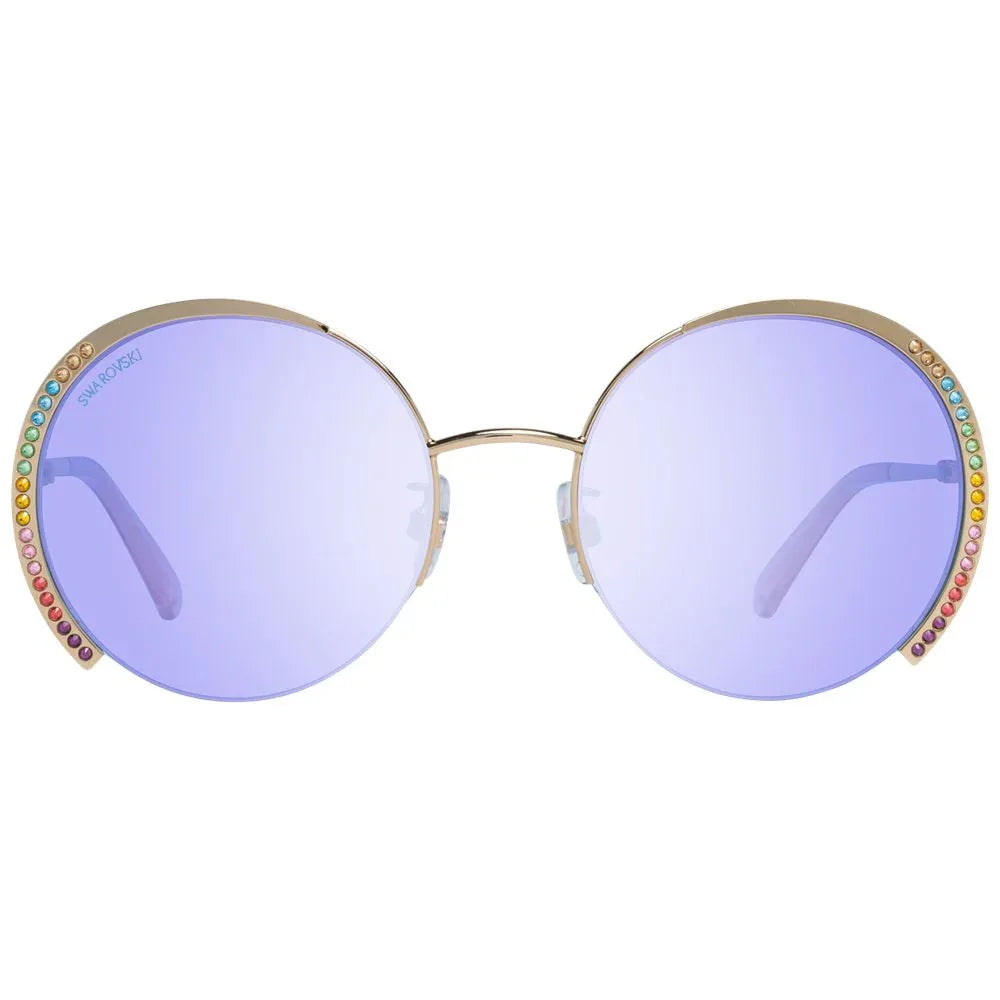 Swarovski Gold Metal Sunglasses - Zeiniez
