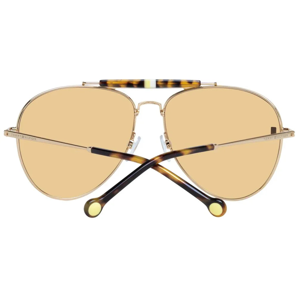 Tommy Hilfiger Gold Metal Sunglasses - Zeiniez