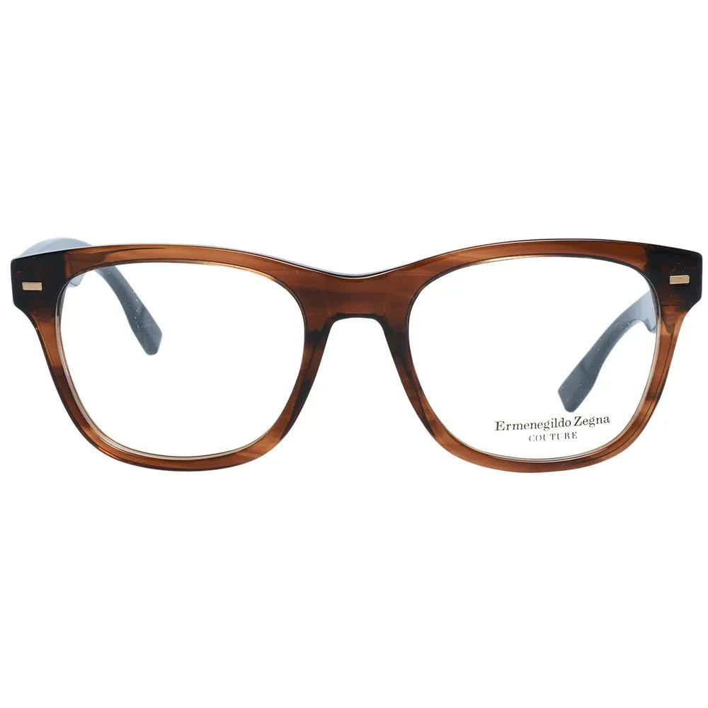 Ermenegildo Zegna Brown Plastic Glasses (Frames) - Zeiniez