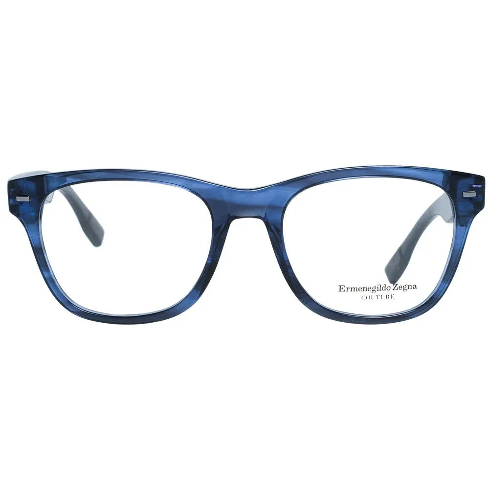 Ermenegildo Zegna Blue Plastic Glasses (Frames) - Zeiniez
