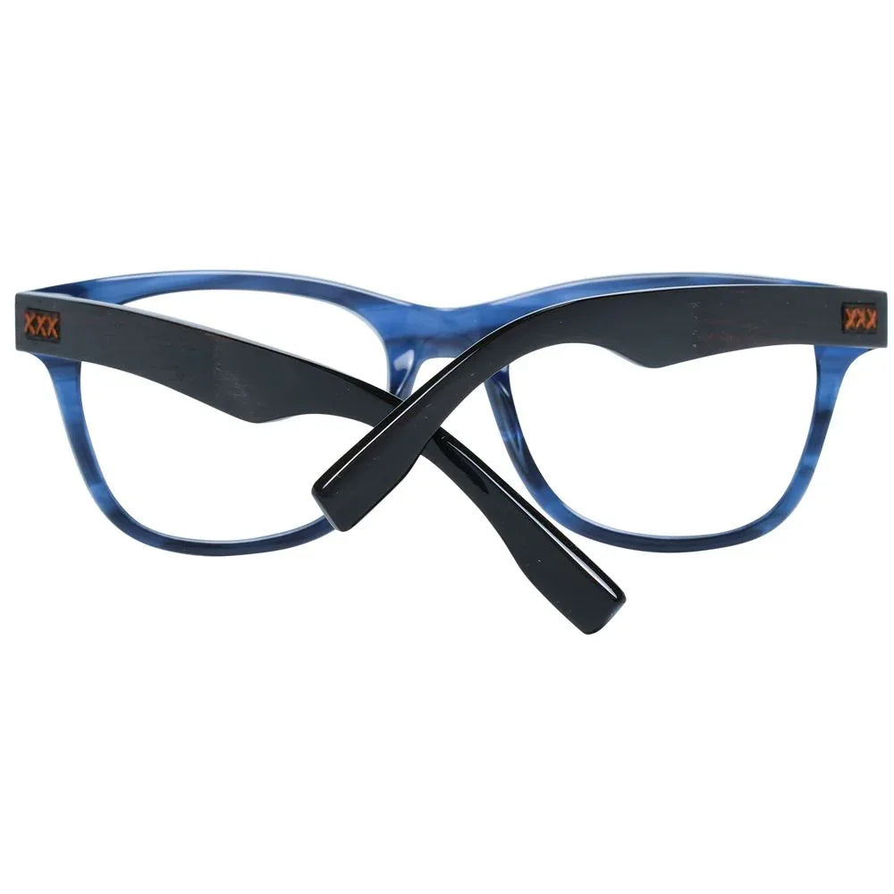 Ermenegildo Zegna Blue Plastic Glasses (Frames) - Zeiniez