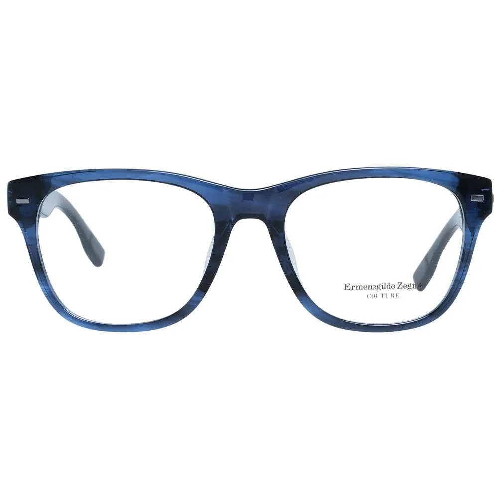 Ermenegildo Zegna Blue Plastic Glasses (Frames) - Zeiniez