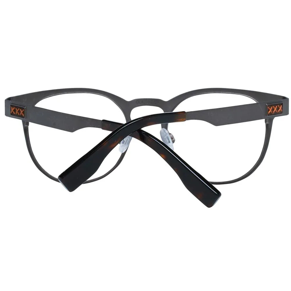 Ermenegildo Zegna Gray Titanium Glasses (Frames) - Zeiniez