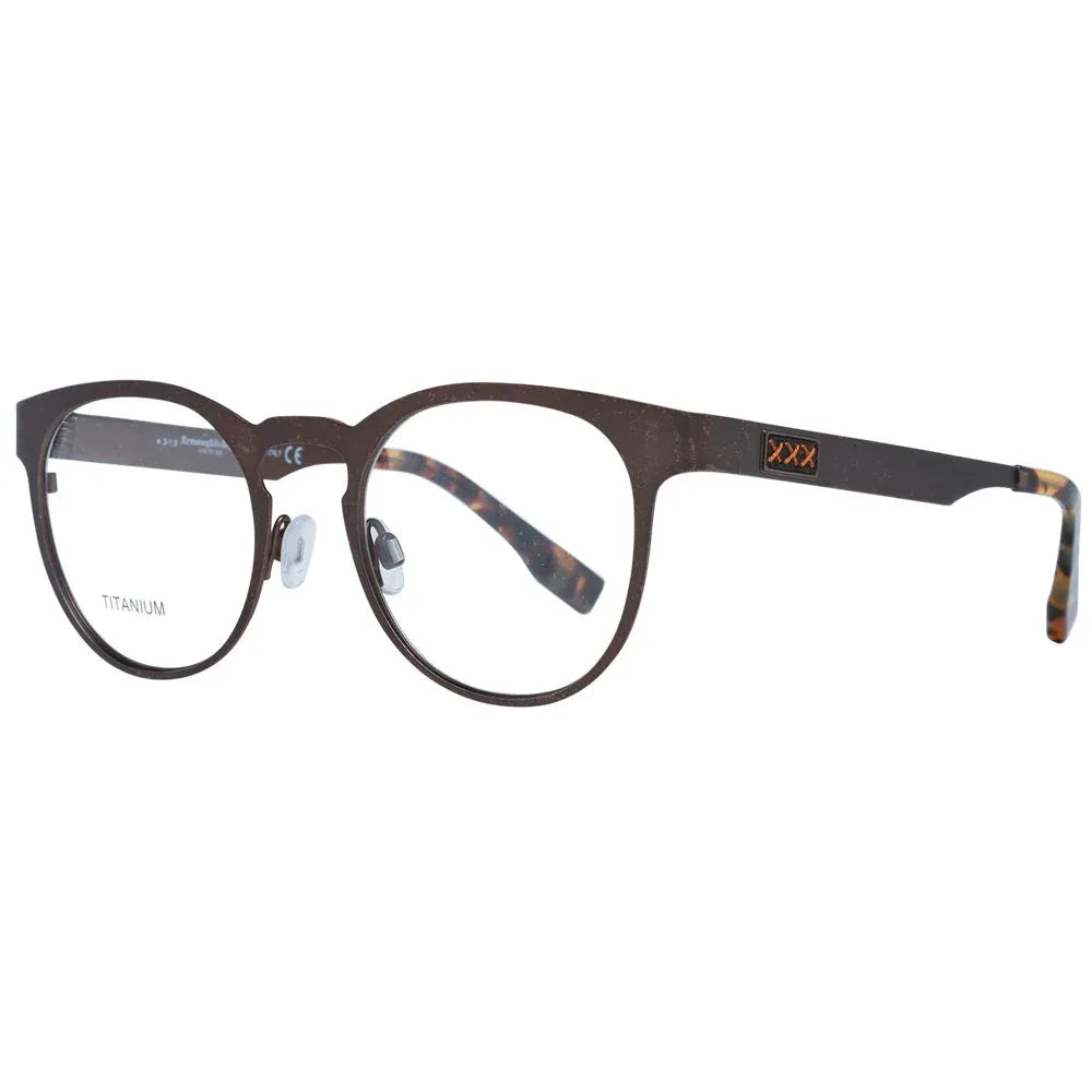 Ermenegildo Zegna Bronze Titanium Glasses (Frames) - Zeiniez
