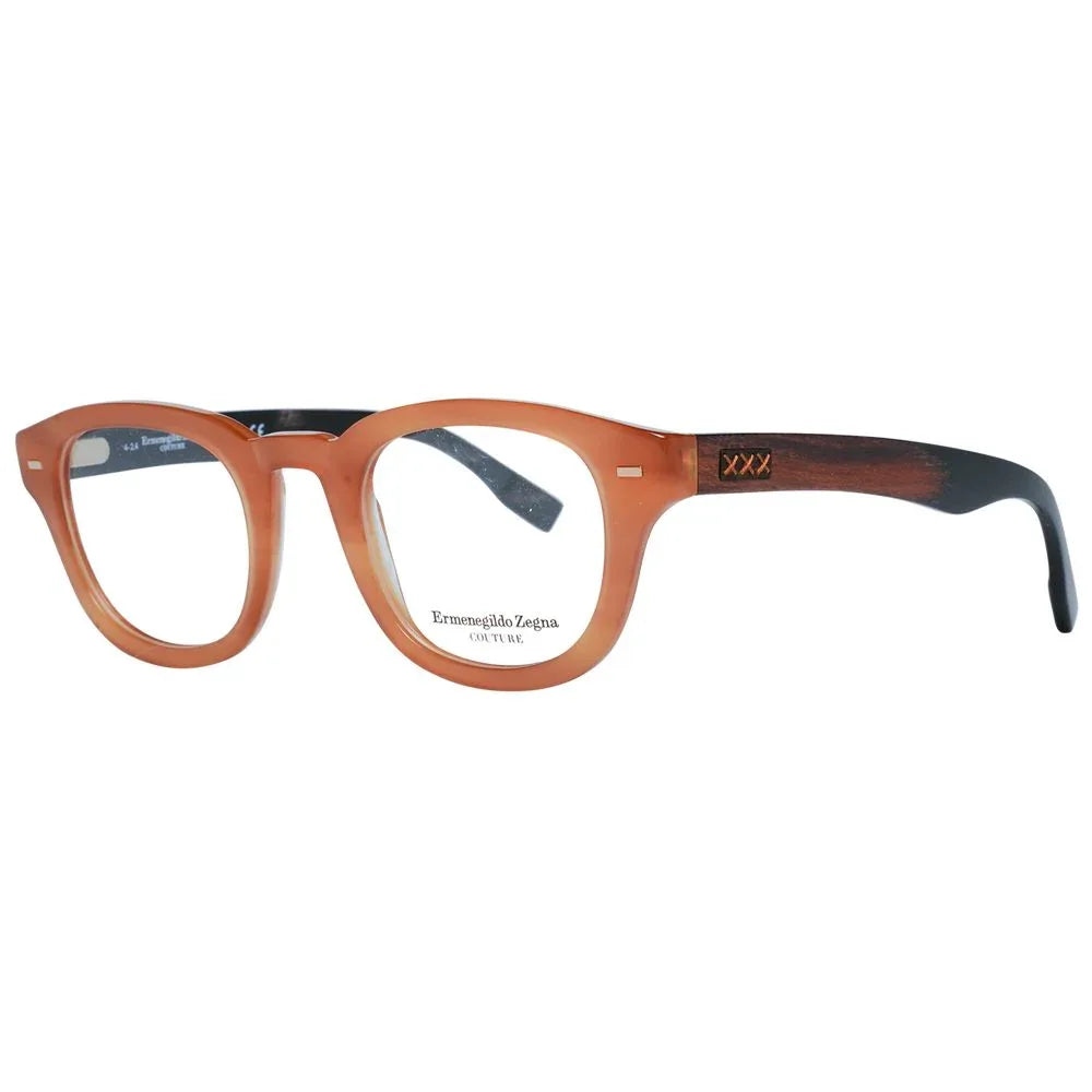 Ermenegildo Zegna Brown Plastic Glasses (Frames) - Zeiniez