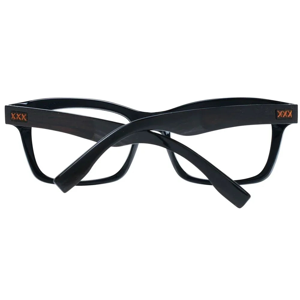 Ermenegildo Zegna Black Plastic Glasses (Frames) - Zeiniez